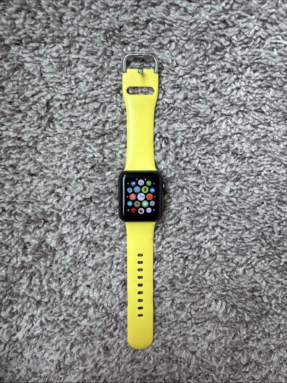 Apple Watch Series 3 - 38mm aluminum case -ion-x glass